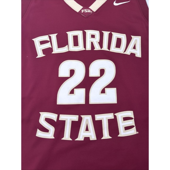 VINTAGE Nike Florida State Seminoles Jersey Mens XL Red 22 Basketball Y2K - Picture 2 of 11